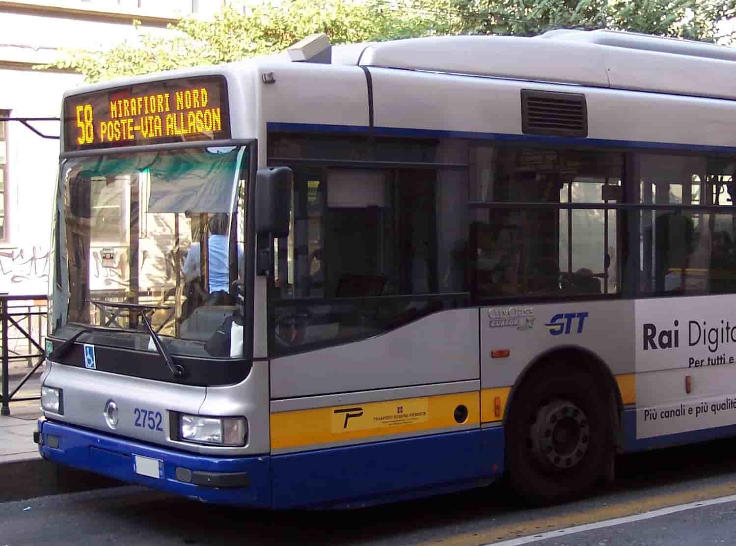 Autobus GTT Torino Sciopero