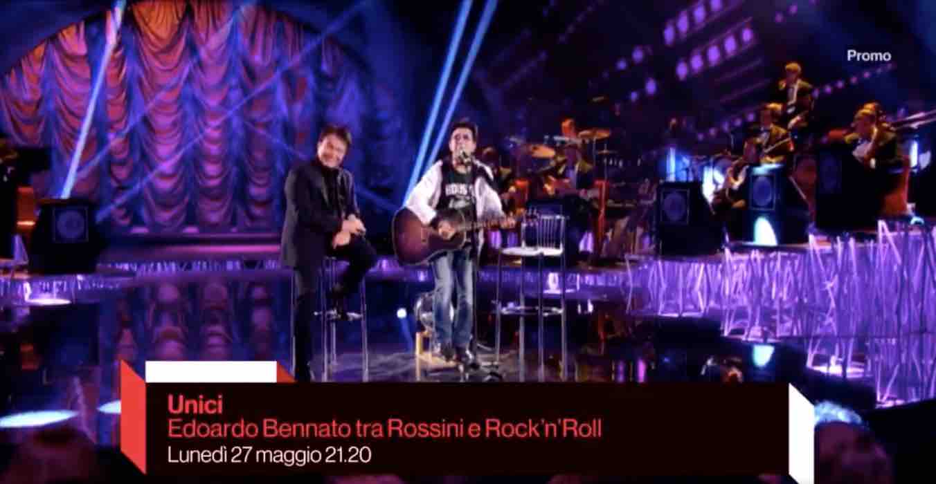 Anticipazioni | RAI 2 | Unici - Edoardo Bennato tra Rossini E Rock'n Roll 