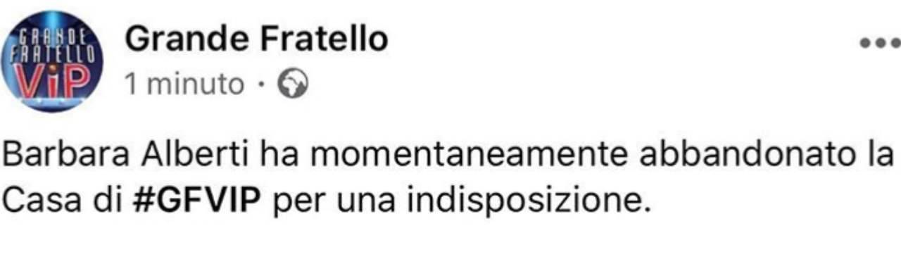 Grande Fratello: annullato il televoto, un concorrente è in ospedale