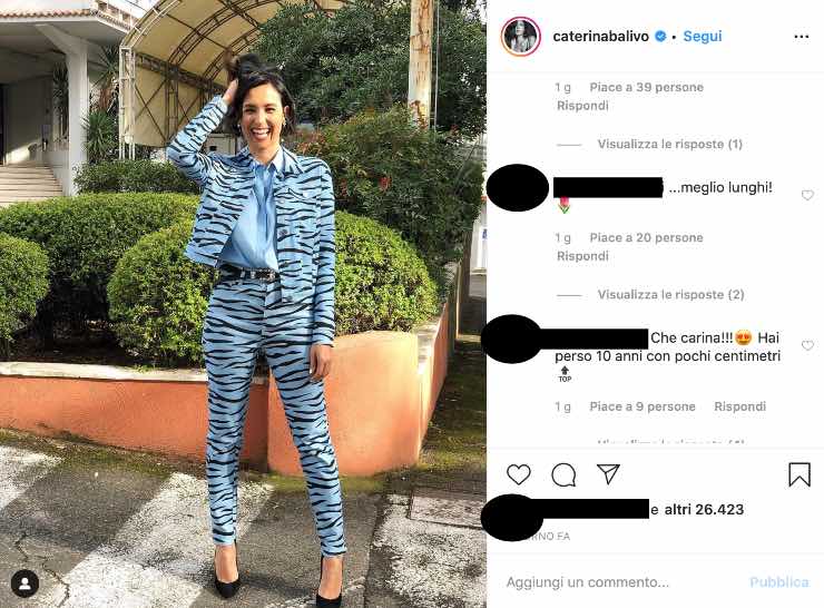 Caterina Balivo, drastico cambiamento: piovono critiche sulla conduttrice