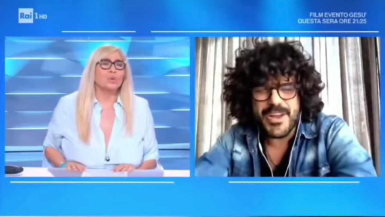 Mara Venier e Francesco Renga a Domenica In