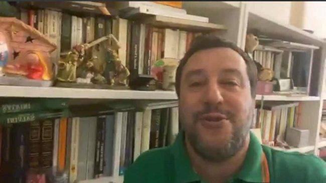 Matteo Salvini salone (fonte Facebook)