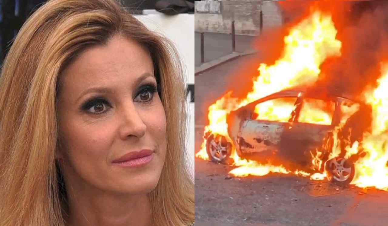 Adriana Volpe incendio auto Parioli