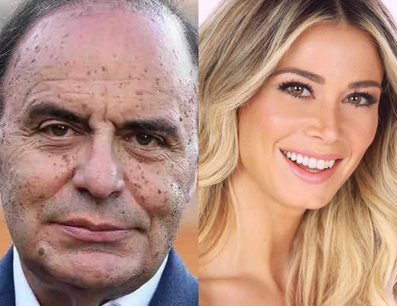 Bruno Vespa e Diletta Leotta (fonte Instagram @brunovespaofficial e @dilettaleotta)