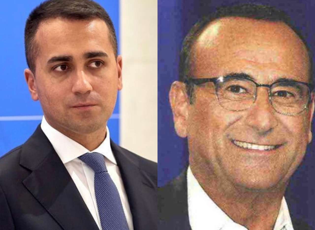 Luigi Di Maio e Carlo Conti (fonte Instagram @luigi.di.maio e @carloconti.tv)