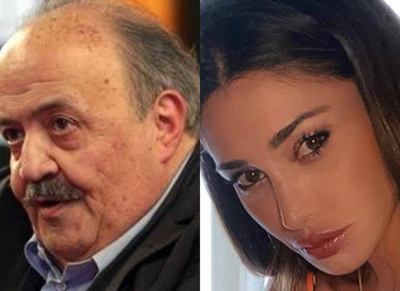 Maurizio Costanzo e Belen Rodriguez (fonte Instagram @mauriziocostanzo_official e @belenrogriguez)