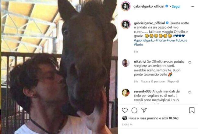 Gabriel Garko (fonte Instagram @gabrielgarko_official)