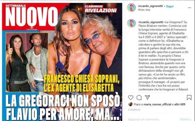 Francesco Chiesa Soprano (fonte Instagram @riccardo_signoretti)