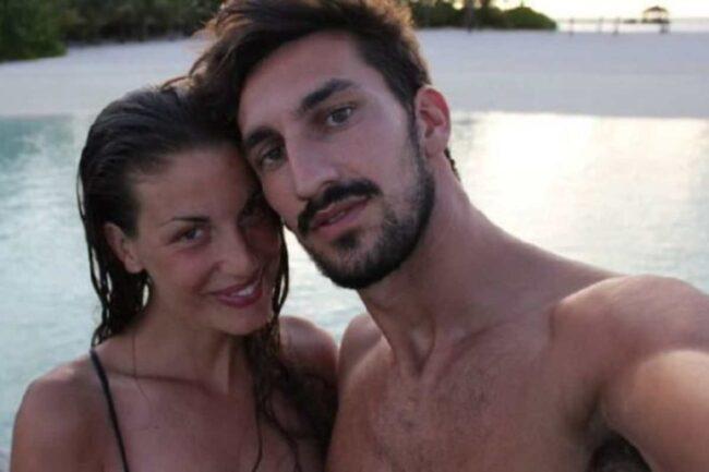 Francesca Fioretti e Davide Astori (Getty Images)