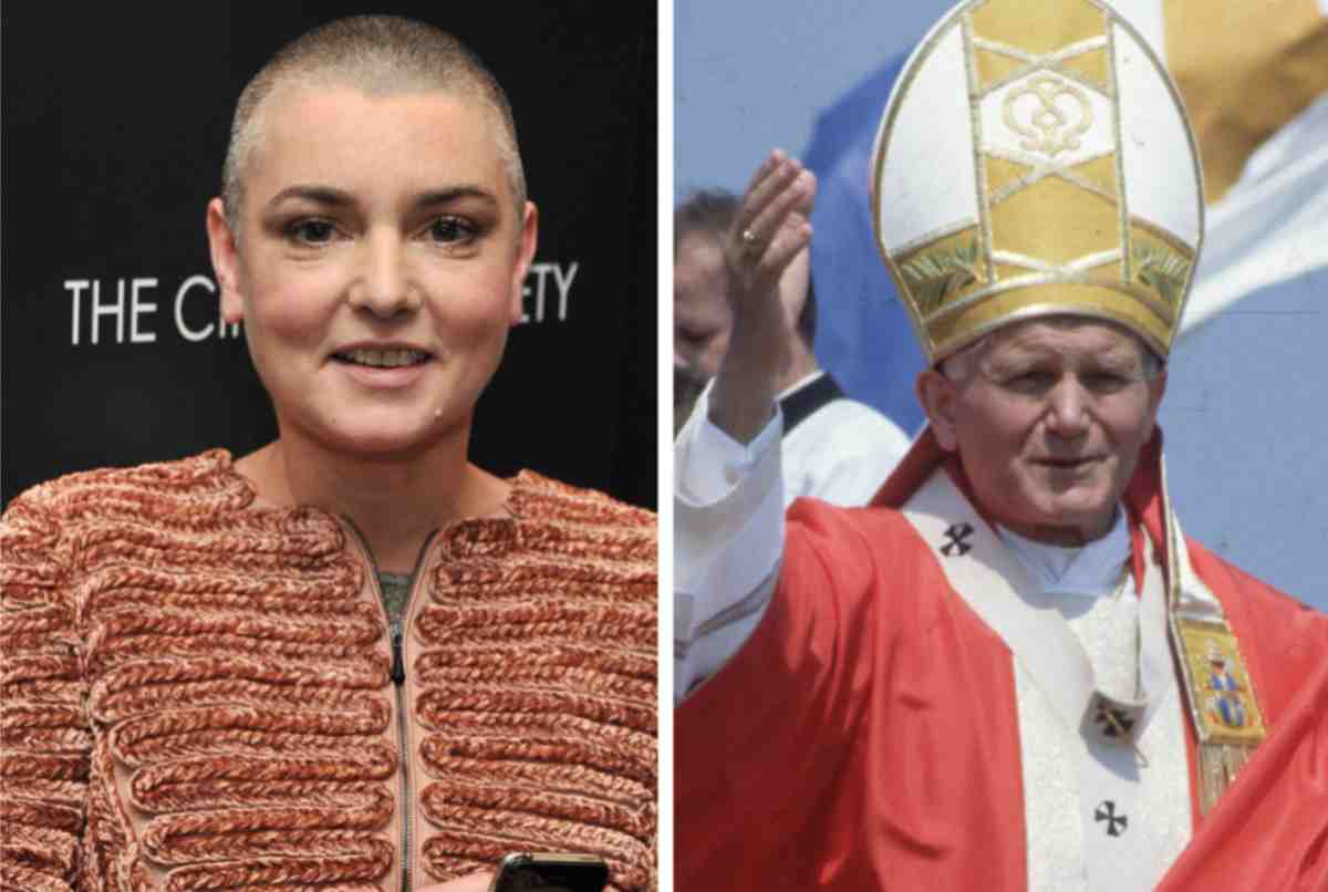 Sinead O'Connor e Papa Giovanni Paolo II