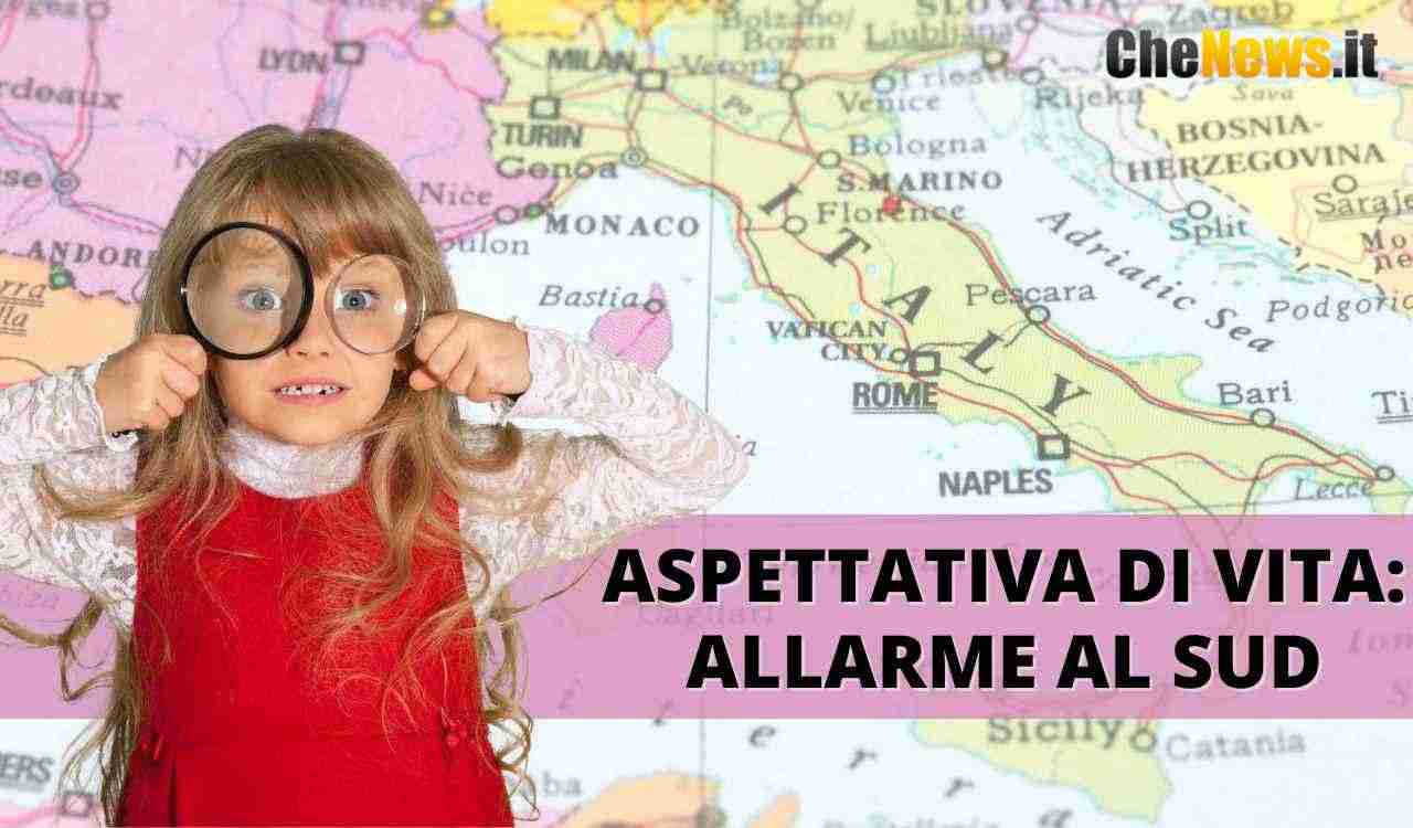 ASPETTATIVA DI VITA NORD E SUD